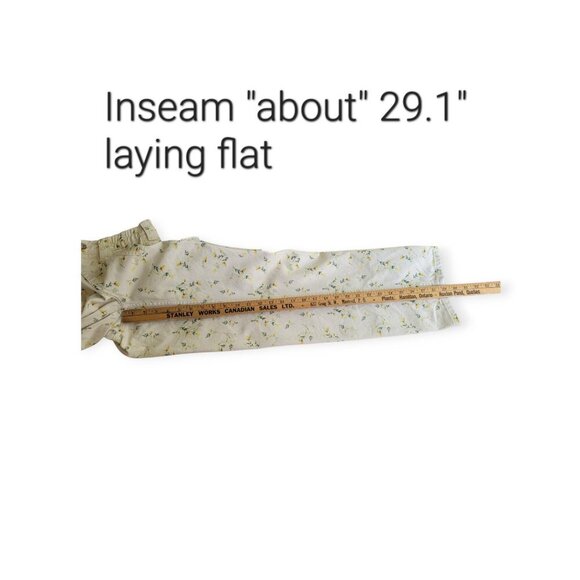 Urban Outfitters BDG cream yellow floral utility skater jeans size 26 EUC - Picture 5 of 12